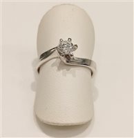Anello Vidali Gioielli Donna in Oro bianco Zircone ANOR-31-34 - ANOR-31-34